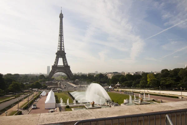 Eiffel Torony Emlékművet Párizs Franciaország — Stock Fotó