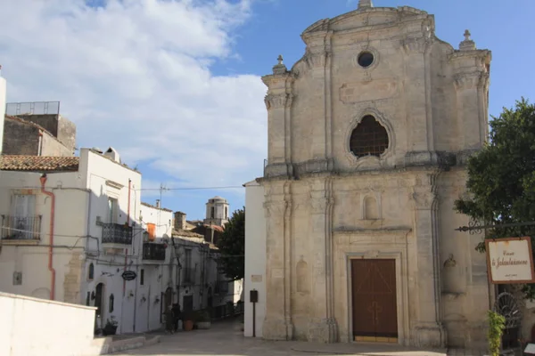 Igreja Santa Maria Del Carmine Monte Sant Angelo Foggia Itália — Fotografia de Stock