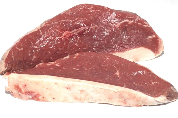 Picanha Knippen Van Rauw Vlees Keuze Ofselected Rundvlees — Stockfoto