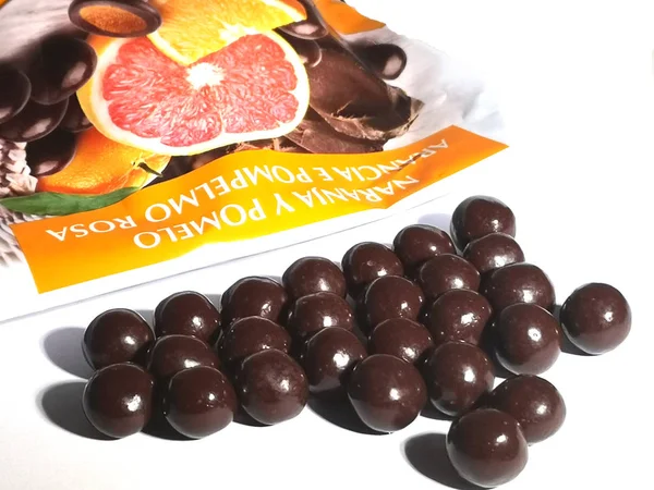 Pelotas Chocolate Rellenas Pelotas Chocolate Rellenas — Foto de Stock