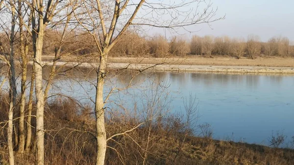 Sentier Fluvial Dans Mantoue Lombardie Italie — Photo