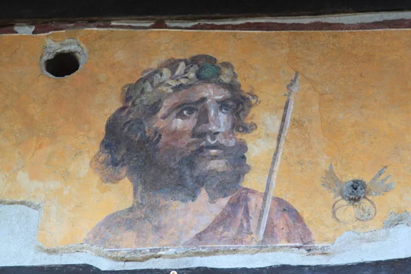 Pompeii Naples Archaeological Area Frescoes Paintings — Stock Photo, Image