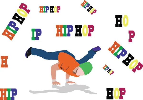 Hiphop Street Dance Hiphop Street Dance — Image vectorielle