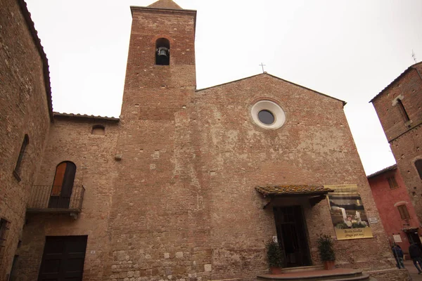 Certaldo Toscana Itália Cidade Histórica Colina — Fotografia de Stock