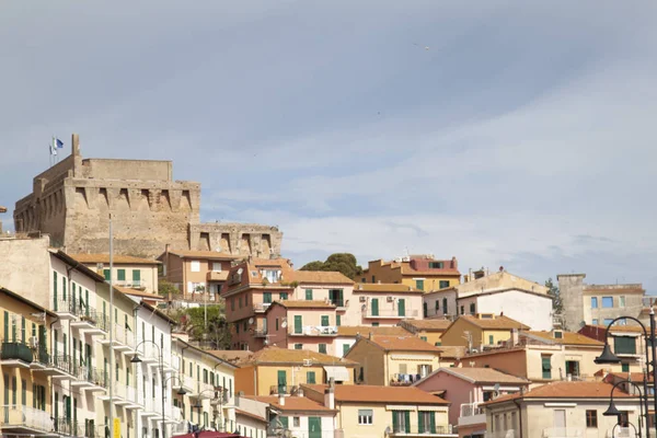 Město Porto Santo Stefano Argentario Grosseto Itálie — Stock fotografie