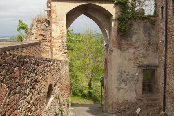 Certaldo Florenz Toskana Italien Historisches Dorf — Stockfoto