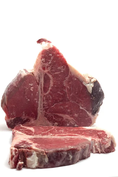 フィレンツェの骨のコストで肉のカット — ストック写真