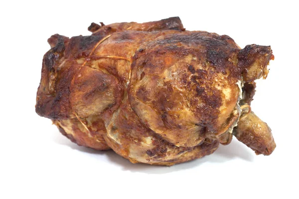 Pollo Asado Parrilla Dorado Lentitud — Foto de Stock