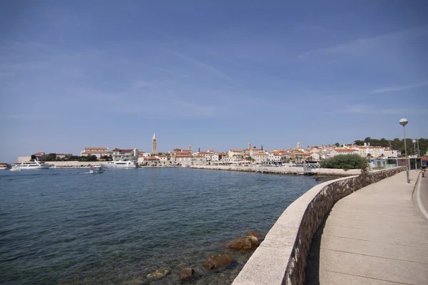 Острів Раб Хорватії Панорама Старе Місто Море — стокове фото