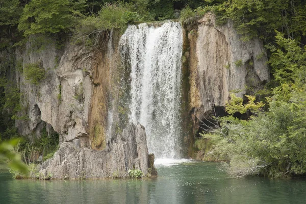 Laghi Plitvice Crtoazia Patrimonio Mondiale Dell Unesco — Foto Stock