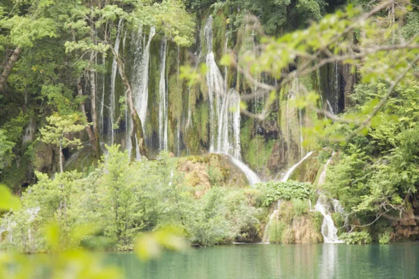 Плитвицкие Озера Crtoazia Unesco World Heritage Site — стоковое фото
