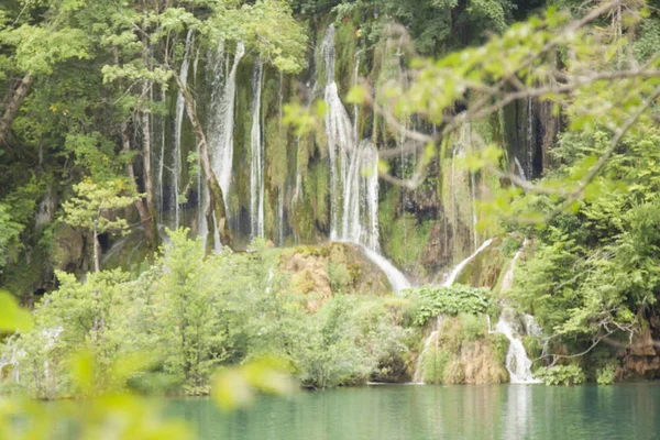 Plitvice Lagos Crtoazia Património Mundial Unesco — Fotografia de Stock