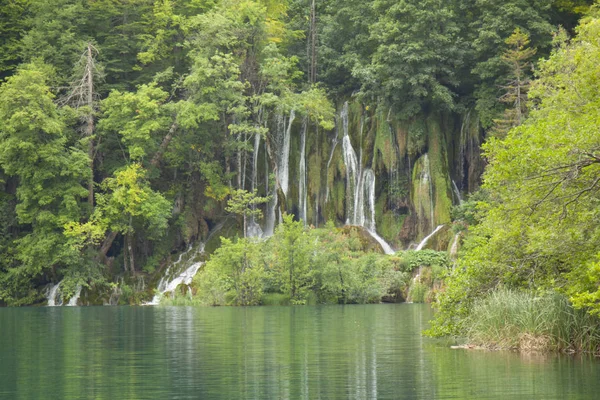 Plitwickie Jeziora Chorwacja Wpisany Listę Światowego Dziedzictwa Unesco — Zdjęcie stockowe