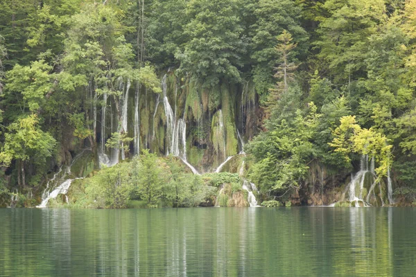 Plitvice Jezera Chorvatsko Seznam Světového Kulturního Dědictví Unesco — Stock fotografie