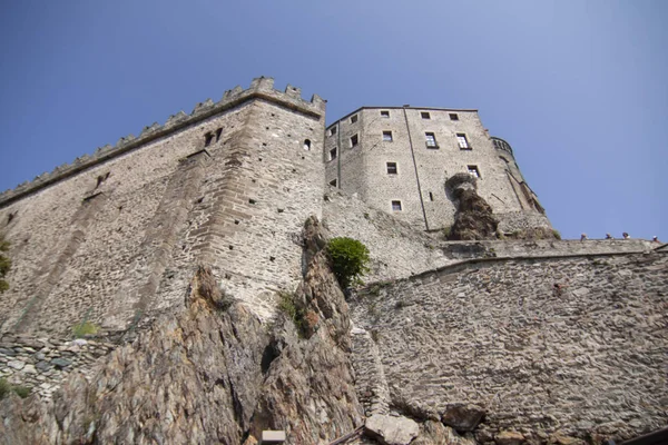 Heilige Abtei Von San Michele Val Susa Turin Italien — Stockfoto