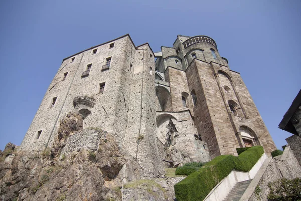 Heilige Abtei Von San Michele Val Susa Turin Italien — Stockfoto