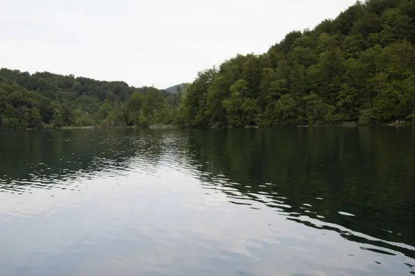 プリトヴィツェ湖クロアチアユネスコ世界遺産 — ストック写真