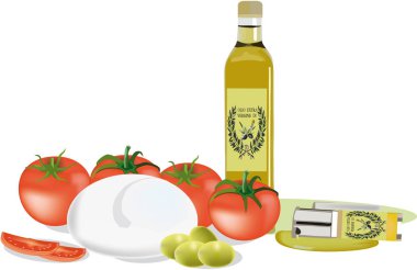 Mozzarella domates yağı İtalya'da üretilen