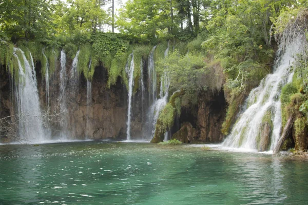 Jeziora Plitwickie Chorwacja Światowe Dziedzictwo Unesco — Zdjęcie stockowe