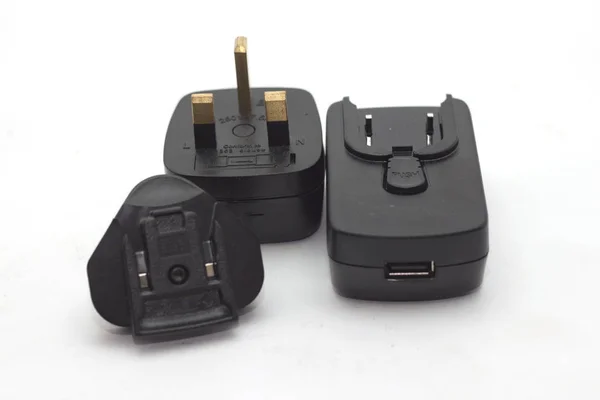 Engelska Plug Power Adapter — Stockfoto