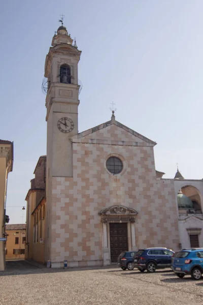 Tarihi Köy Roma Dönemi Sabbioneta Mantova Talya — Stok fotoğraf