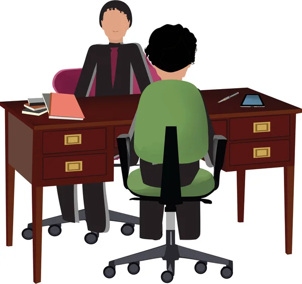Munka- és összejövetel céljából ülésező személyek — Stock Vector