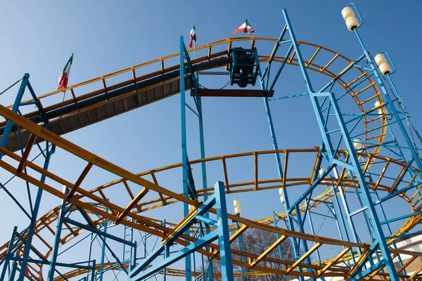 Lunapark Lunaparkında Lunapark Gezintisi — Stok fotoğraf