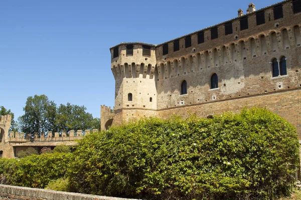 Pueblo Histórico Montaña Gradara Pesaro Urbino Italia — Foto de Stock