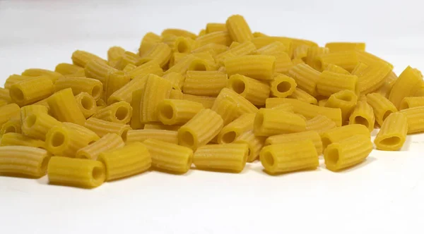 Pasta Fatta Mano Con Pasta All Uovo Farina — Foto Stock