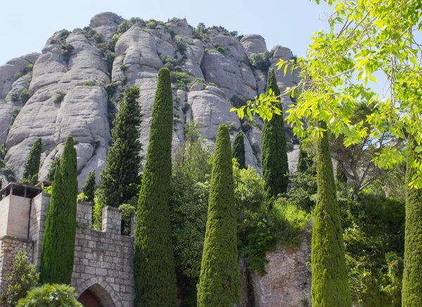 Paisaje Montaña Montserrat España —  Fotos de Stock