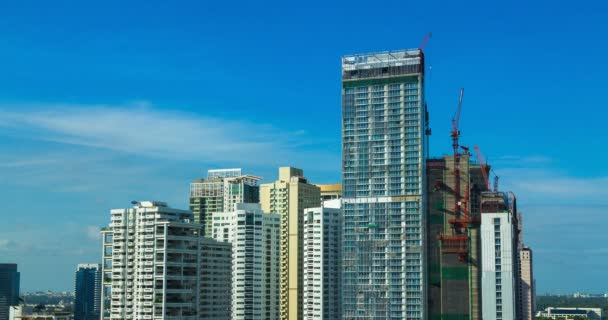 Time Lapse View Zona Sukumvit Bangkok Tailandia — Vídeo de stock