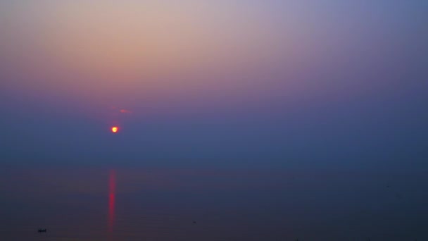 Morning Sunrise Vast Sea — Stock Video