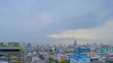 Başkenti Bangkok şehir Tayland kentsel alanı (çekim zoom)