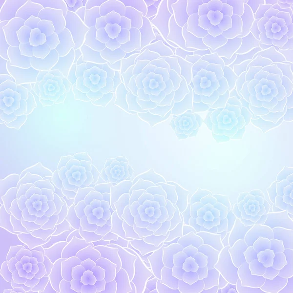 Belo roxo azul rosa flor fundo — Vetor de Stock