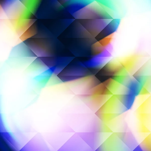 Mavi poligonal illüstrasyon altıgen öğeleri — Stok Vektör