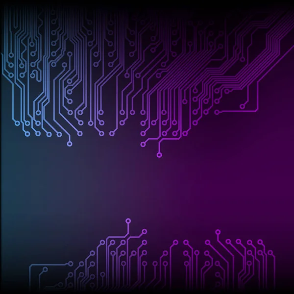 Tecnología abstracta placa de circuito fondo — Archivo Imágenes Vectoriales