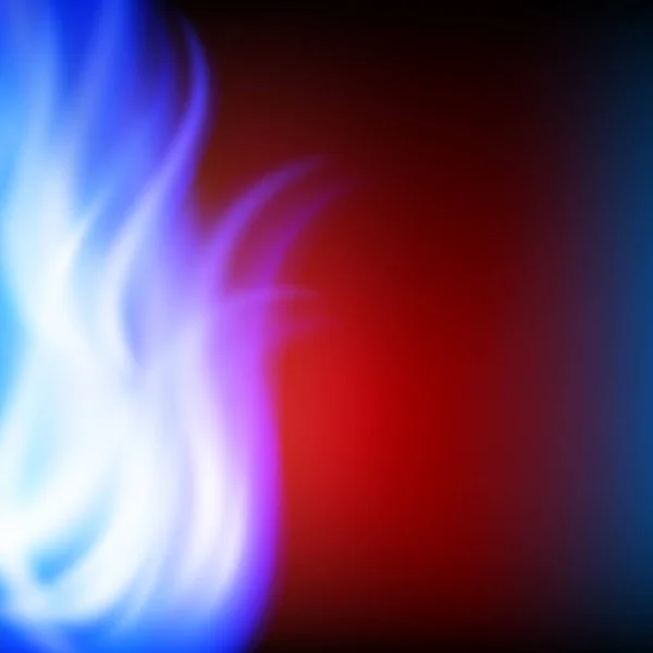 Tle ogień Niebieski Abstrakcja rainbow — Wektor stockowy