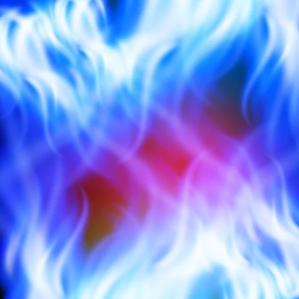 Abstracte rainbow blauw vuur achtergrond — Stockvector