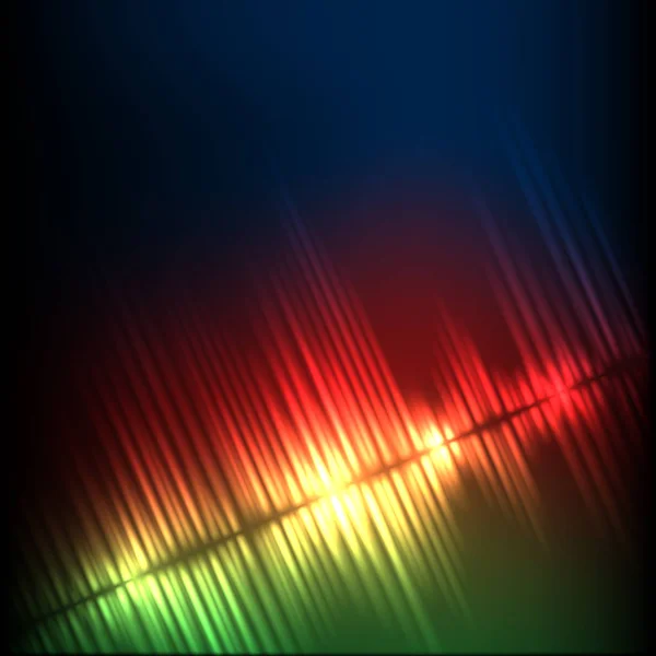 Grün-rot-blau Diagonal Wave Abstract Equalizer — Stockvektor