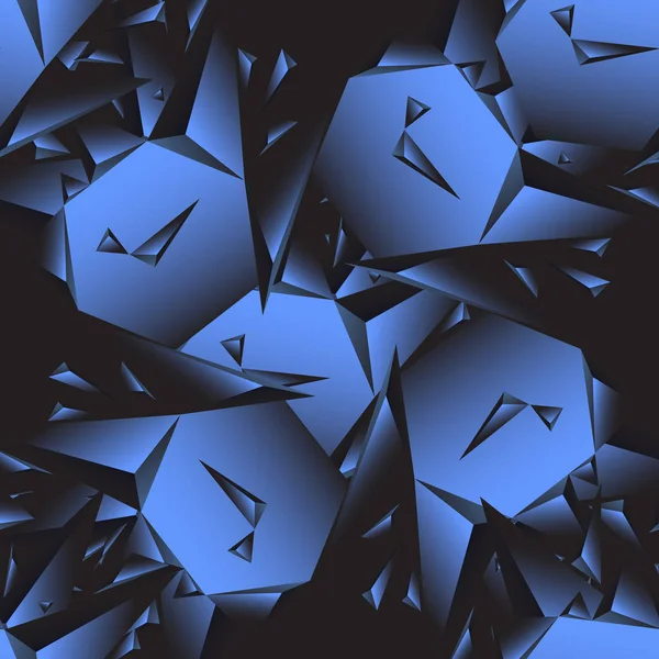 Nahtlose abstrakte Vektormuster. geometrischer Dreieck-Hintergrund. — Stockvektor