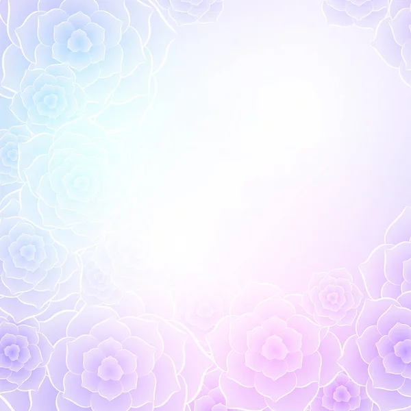 Fondo colorido rosa púrpura flor para el diseño de la boda — Vector de stock