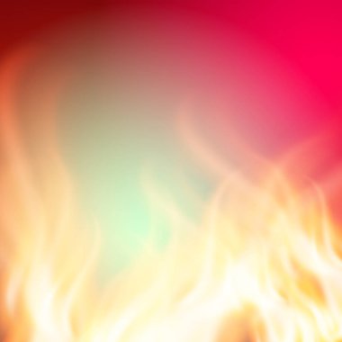 Yeşil pembe yangın arka plan tasarımınız için