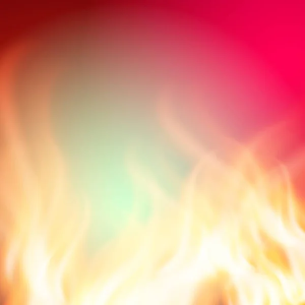 Fondo de fuego rosa verde abstracto para su diseño — Vector de stock