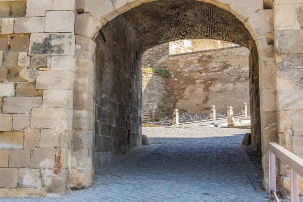 Arco Entrada Fortaleza Suda Ciudad Lleida Cataluña España — Foto de Stock