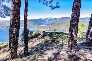 sierra de guadarrama manzara. madrid İspanya