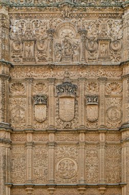 Salamanca Üniversitesi orta çağ tarihi girişinin detay. İspanya