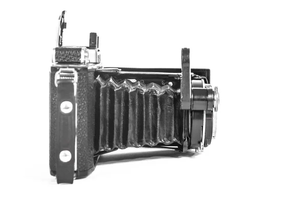 Antik Fényképezőgép Val Egy Harmonika Objektív Elkülönítése — Stock Fotó