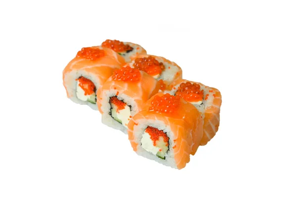 Sushi különböző izolátum — Stock Fotó