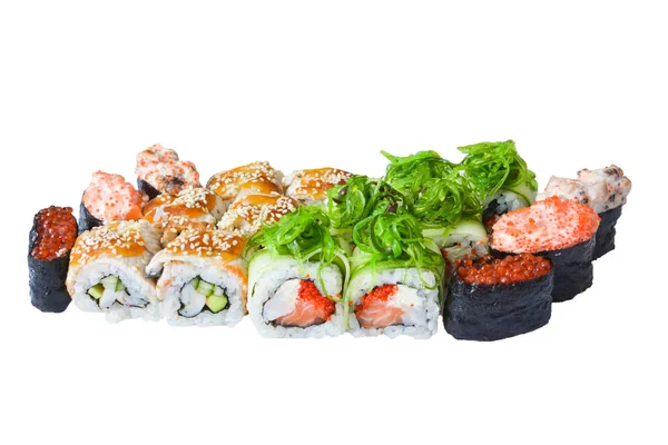 Sushi isolado diferente — Fotografia de Stock