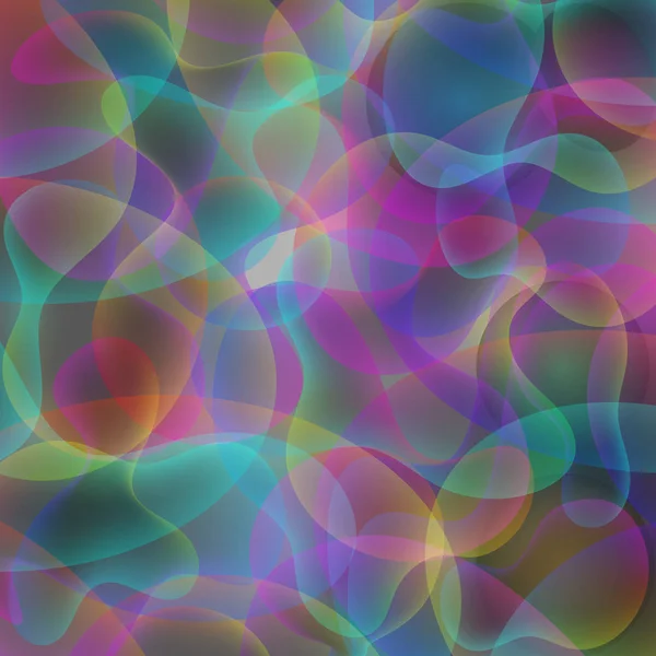 Abstracto arco iris colorido fondo ondulado. Ilustración vectorial . — Vector de stock